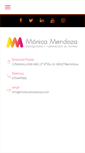 Mobile Screenshot of monicamendoza.com